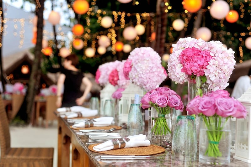 Moonlit Wedding Reception
